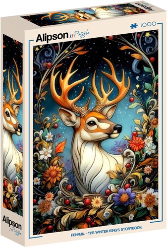 Alipson Puzzle puzzle Fenruil conte d'hiver 1000 pièces carton-2