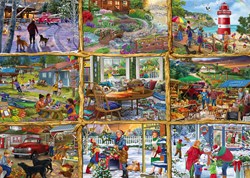 Alipson Puzzle - Puzzle toutes saisons 1000 pièces