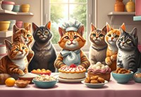 Alipson Puzzle puzzle chat Pastry Cats in Action - 1000 pièces