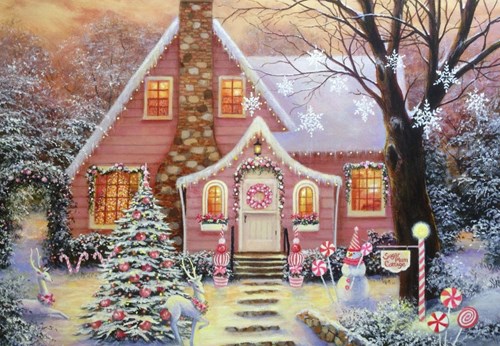 Alipson Puzzle Sugar Plum Cottage - 1000 Teile