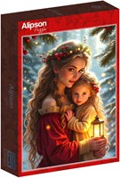 Alipson Puzzle puzzle de Noël mère fille 1000 pièces-2
