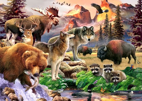 Alipson Puzzle The Great Outdoors - 500 Teile