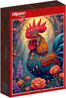 Alipson Puzzle - Le jardin secret du coq - puzzle coloré pour enfants-2