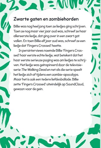 De Fontein livre de quiz et journal sur Billie Eilish pour les fans-2