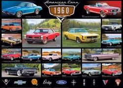 Puzzle Eurographics Voitures américaines des années 1960 - 1000 pièces