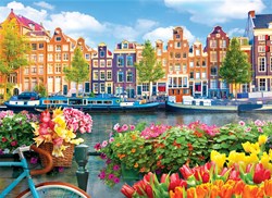 Eurographics puzzle Amsterdam - 1000 pièces puzzle ville