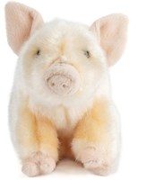 Living Nature peluche cochonnet rose 20cm jouet en peluche cochon