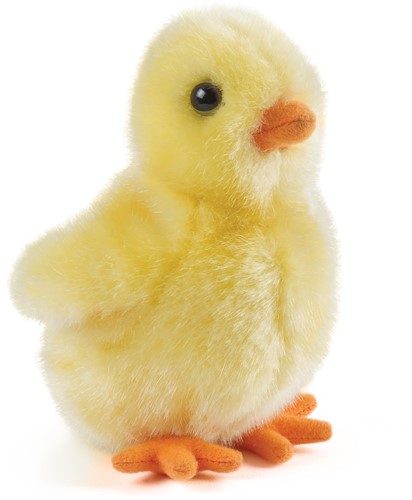 Living Nature peluche Poussin Jaune Fluffy