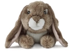 Living Nature peluche lapin brun oreilles tombantes écologique