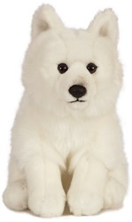 Living Nature peluche renard arctique 30cm jouet en peluche