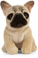 Living Nature peluche Bouledogue Français chien 25 cm jouet