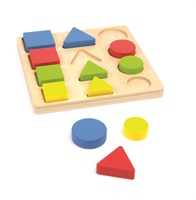 Andreu Toys ANDREU - Puzzle 3 formes géo (13+1 pièces)-2