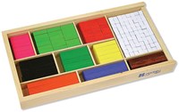 Andreu Toys barres de fractions jouet éducatif set mathématiques