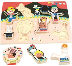 Andreu Toys puzzle - puzzle épais en carton cirque pour enfants