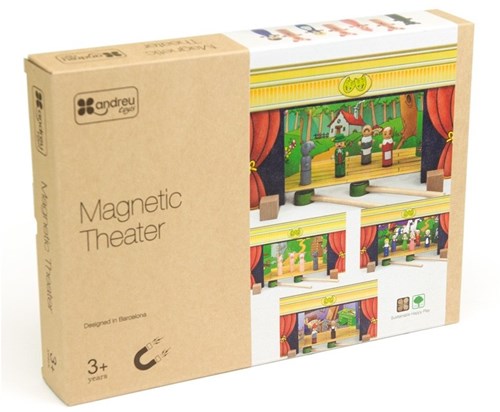 Andreu Toys théâtre magnétique jouet carton éducatif-2