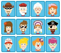 Andreu Toys jeu de visages magnétiques jouet éducatif en carton