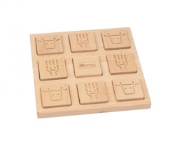 Andreu Toys jeu éducatif Morpion en carton