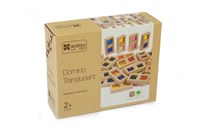 Andreu Toys jeu de dominos transparent éducatif carton multicolore-2