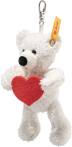Steiff peluche porte-clés ours en peluche Lotte - blanc - 12 cm - Love-2