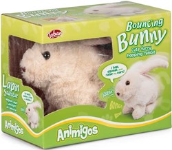 Tobar peluche lapin jouet avec mouvement sautillant et effets sonores