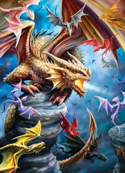 Casse-tête Eurographics Dragon Clan - Anne Stokes - 1000 pièces