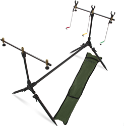 Angling Pursuits support de canne 3 cannes rod pod sac de transport deluxe