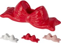 Home & Styling bougeoir céramique nœud 15cm décoration cadeau