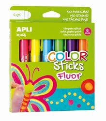 APLI Kids APLI - Fluorine Color Stick 6 couleurs