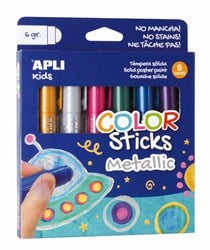 APLI Kids APLI - Color Stick metallic 6 kleuren