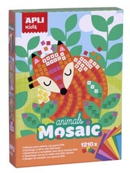 APLI Kids APLI - Mousse Mosaïque Animale (4 cartes, 10 mousses)