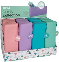 APLI Kids trousse silicone triangle Nordic étanche flexible