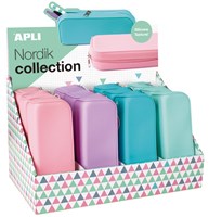 APLI Kids trousse en silicone soft Nordic premium résistante à l'eau