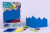 APLI Kids couronne d'anniversaire bleue en mousse pour enfants - personnalisable-2