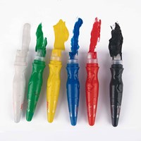 APLI Kids tubes de peinture avec pinceau - gouache set 6 couleurs - peinture enfant-2
