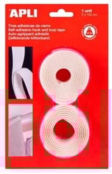 Apli Apli Klittenband Wit - b:2 cm - l: 2 x 100 cm