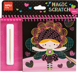APLI Kids APLI - Livre de coloriage Fée à gratter (8 feuilles)