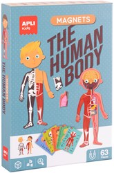 APLI Kids jeu éducatif magnétique anatomie du corps humain 63 pièces