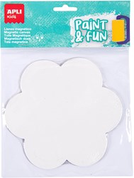 APLI Kids toile magnétique fleur 15 cm peinture créative