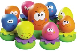 Tomy jouet de bain Famille Pieuvre - jouet d'eau coloré