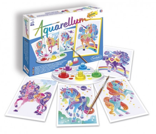 Sentosphère peinture licorne Aquarellum Junior coffret créatif pour enfants