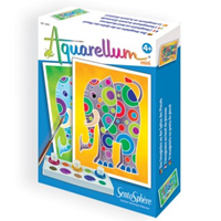 Sentosphère coffret peinture aquarelle éléphants - jouet créatif
