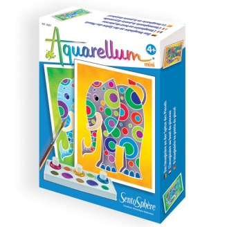 Sentosphère coffret peinture aquarelle éléphants - jouet créatif