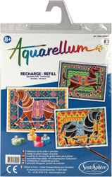 Sentosphère peinture par numéros recharge chevaux 25x32 cm créatif