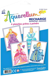 Sentosphère peinture recharge princesses 18x25 cm loisirs créatifs