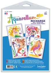 Sentosphère recharge peinture sirènes 18x25 cm créatif