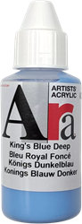 Ara peinture acrylique King's Blue Deep 100 ml peinture d'artiste professionnelle
