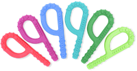 ARK Therapeutic jouet à mâcher sensoriel Textured Grabber magenta standard Grabber-kauwtool met 3 texturen, ook geschikt voor eettherapie en sensorische opbouw.-2