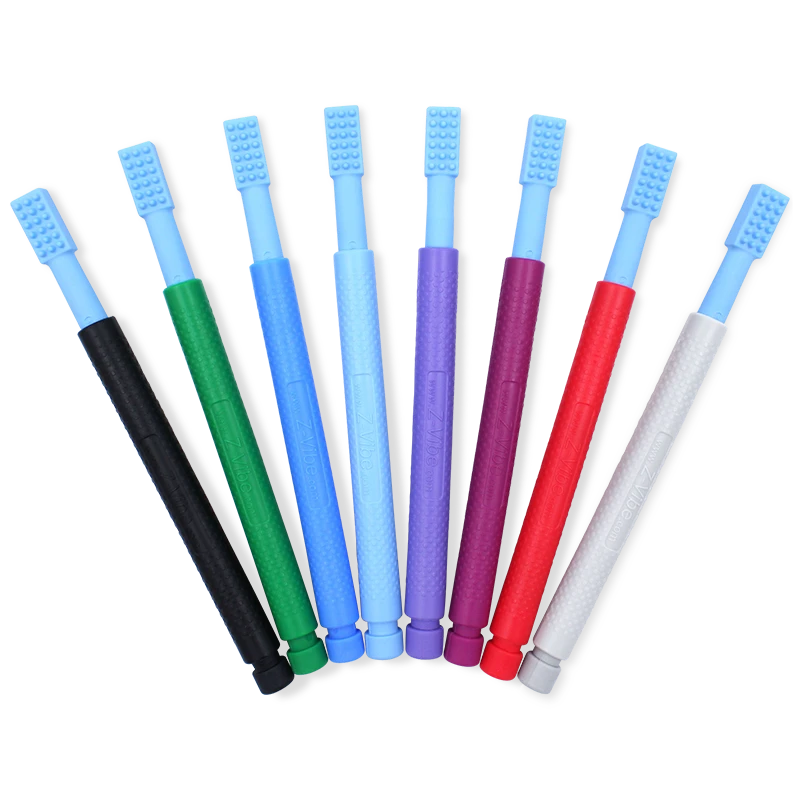 ARK Therapeutic jouet moteur oral vibrant Z-Vibe bleu Trillende mondmotoriektool voor spraak-, eet- en sensorische vaardigheden, onder begeleiding.-2