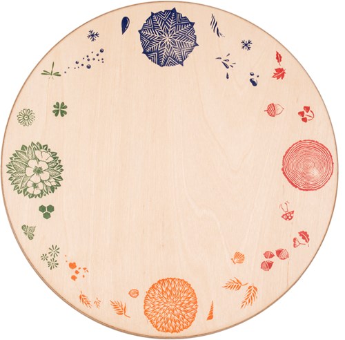 Grapat plateau de jeu en bois saisons - jouet éducatif