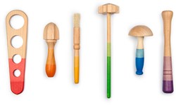 Grapat outils en bois jouet créatif pour enfants